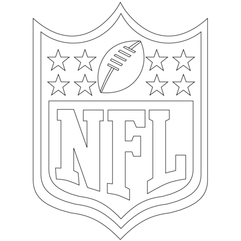 Nfl Logo Coloring Page